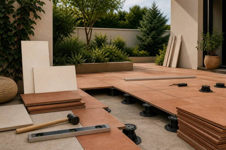 Coût et tarifs pour l&rsquo;installation de carrelage sur plots : Guide complet