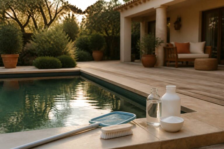 Piscine verte : les astuces naturelles de nos grands-mères pour la retrouver claire