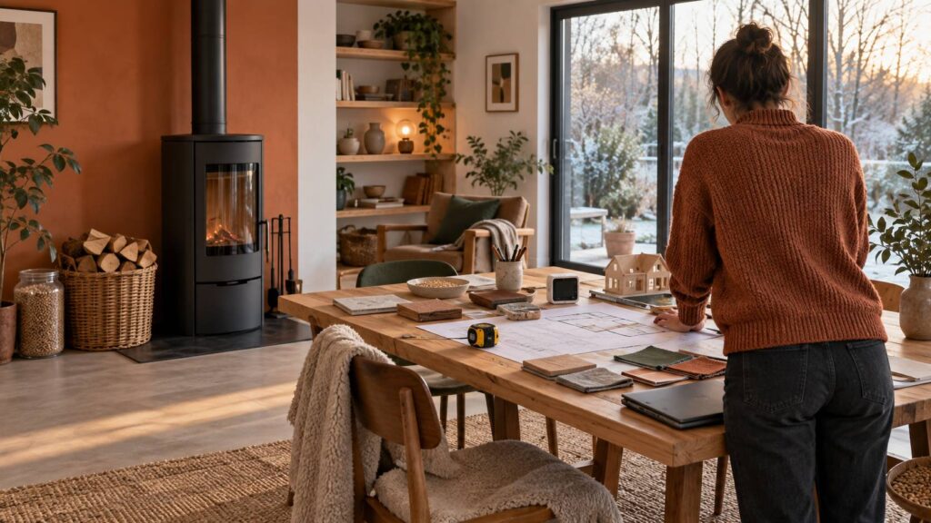 Illustration éditoriale du sujet : Chauffage au bois : fin annoncée à partir de cette date, ce que vous devez savoir